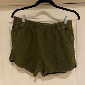 Madewell Army Green Shorts